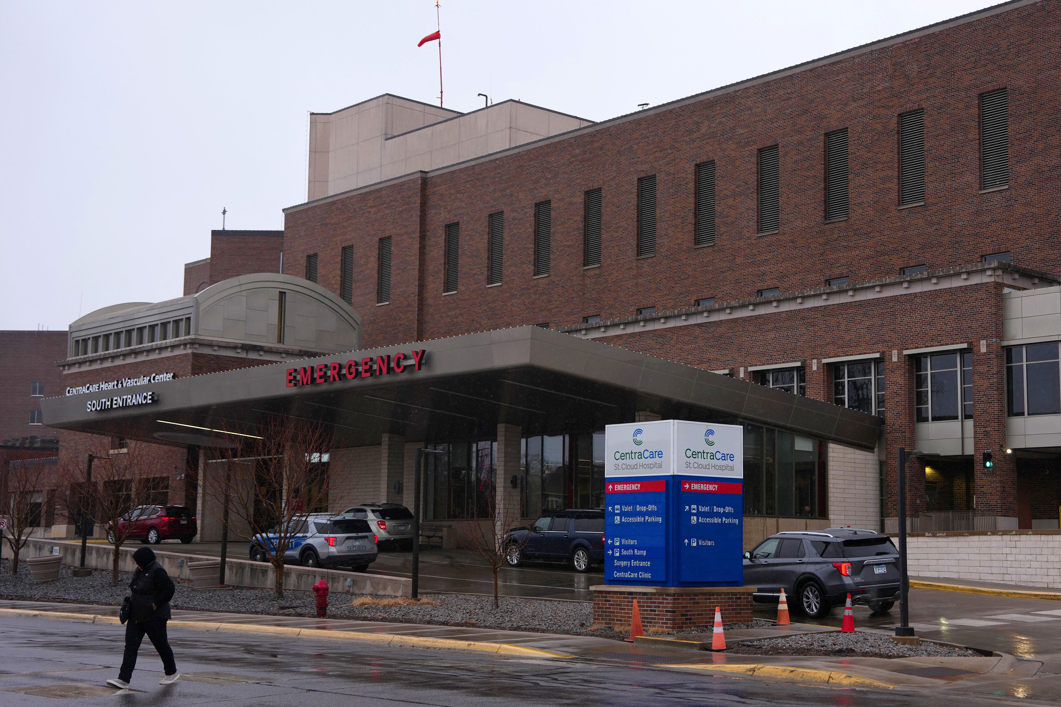 The Emergency Department entrance to a hospital.